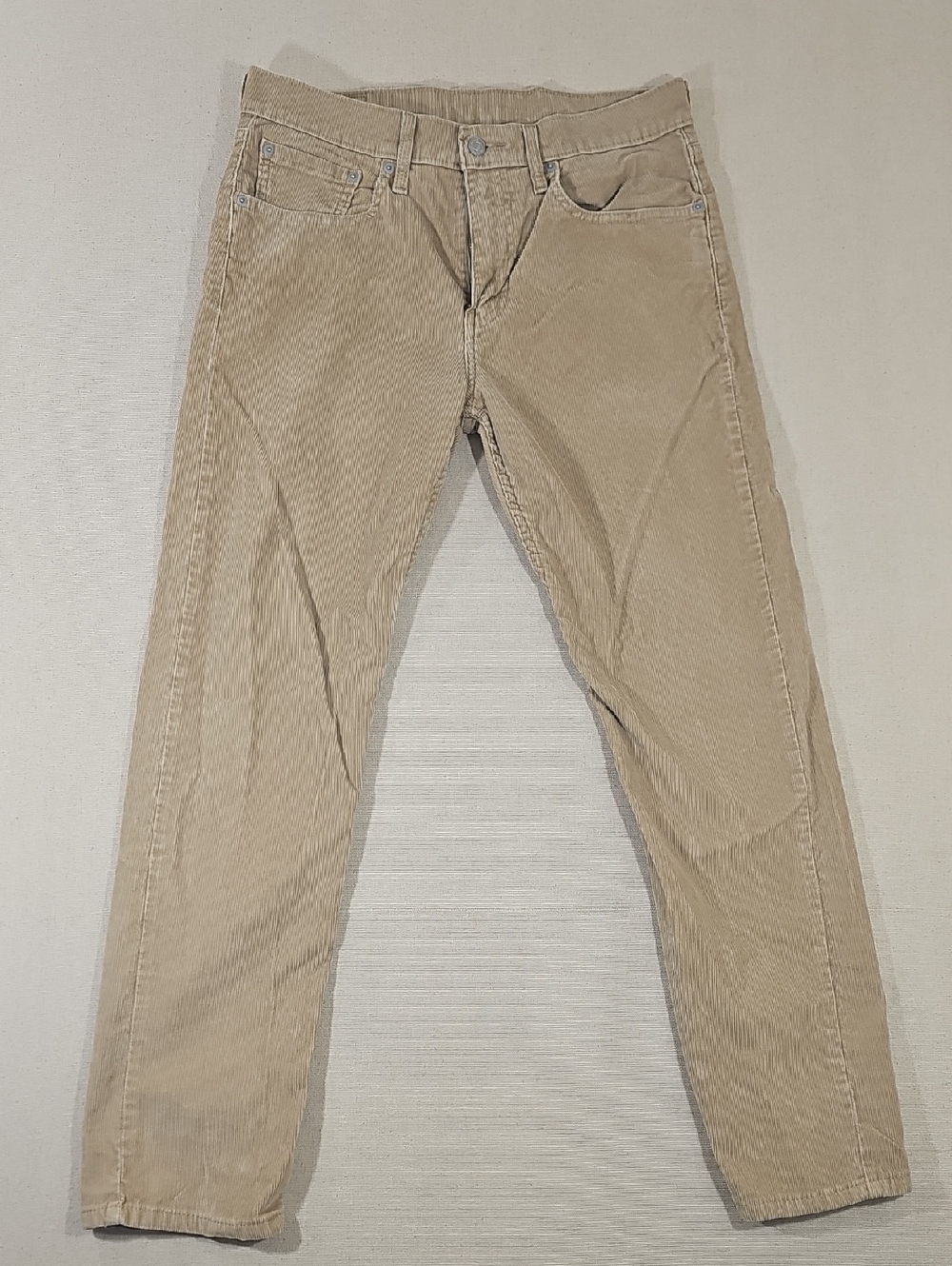 Levi's Men's Corduroy Pants in Khaki Beige Size 32x32